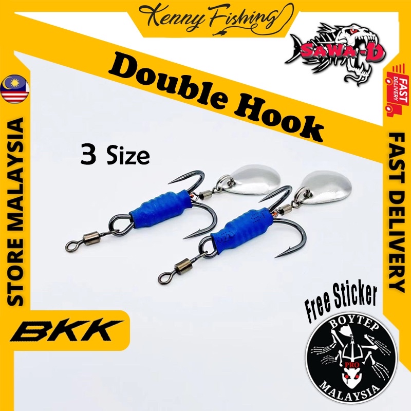SAWA-D Worm Hook Leaded Fishing Hook BKK Heavy Soft Lure WHL9003