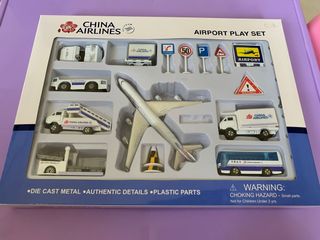 未使用　CHINA AIRLINES AIR PORT PLAY SET 限定 中華航空機場玩具組的價格推薦- 2025年7月| 比價比個夠BigGo