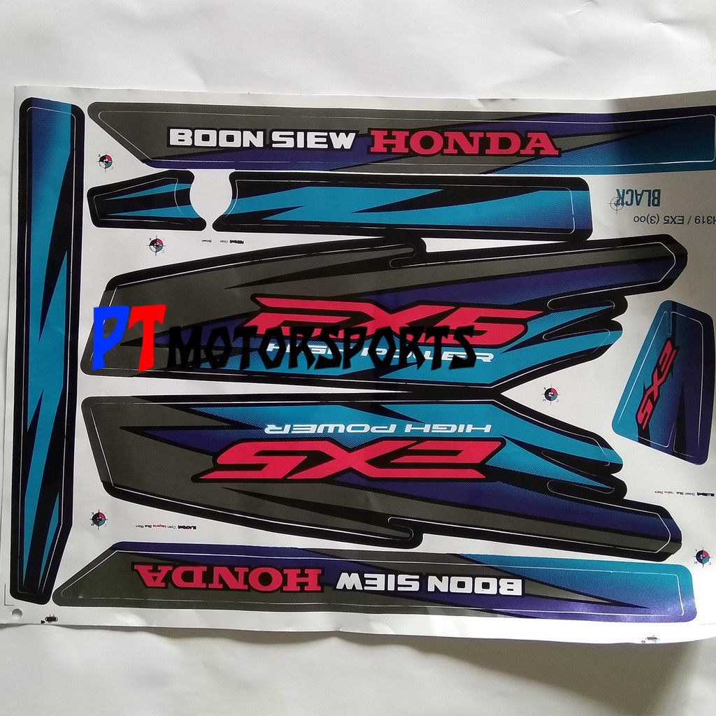 Honda ex5 deals sticker