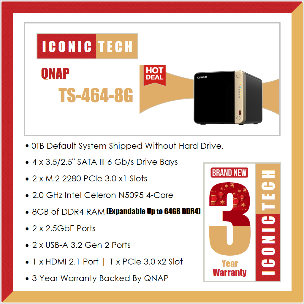 Qnap 464 Price & Promotion-Okt 2026 | BigGo Malaysia