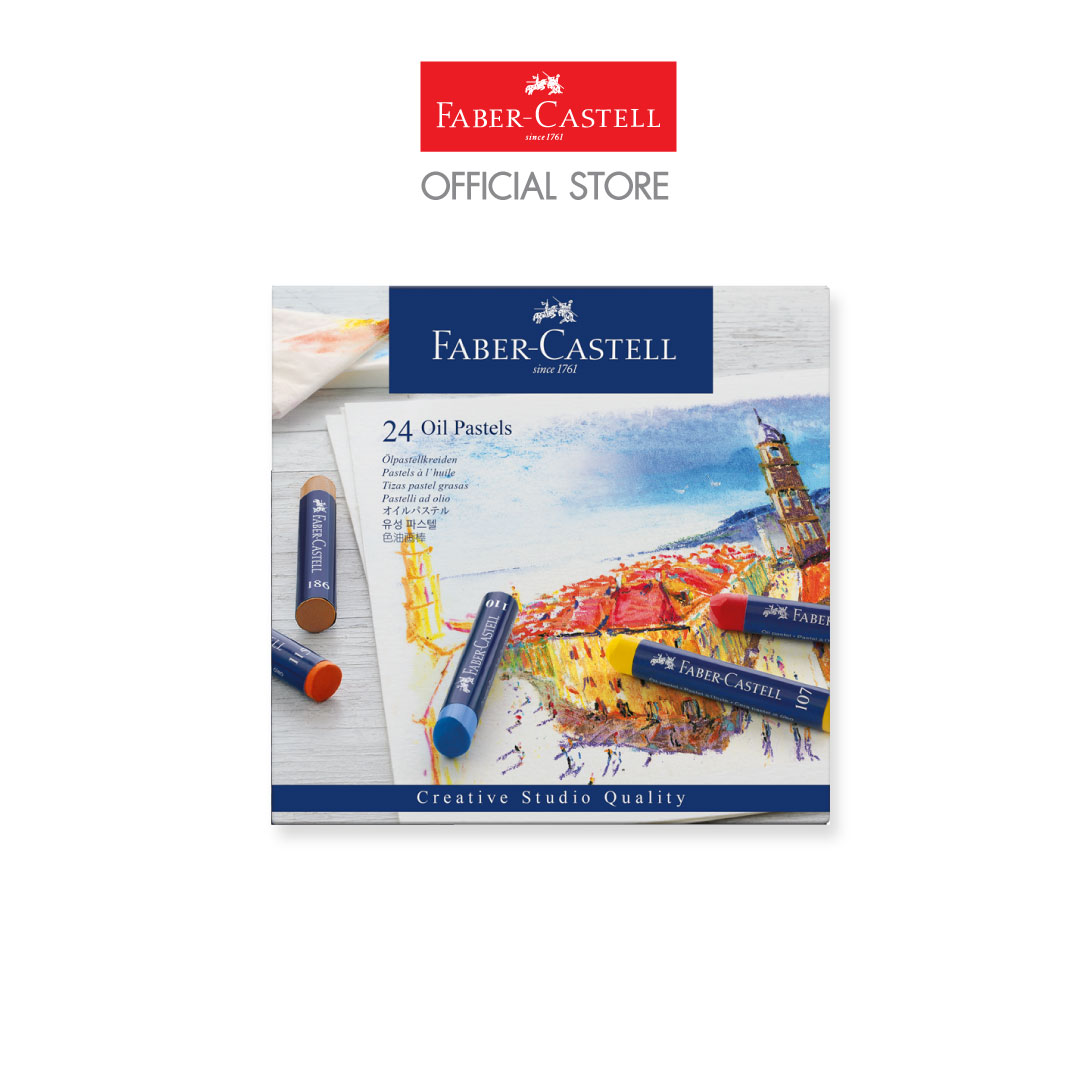 Faber-Castell 24/36 Colors Macaron Morandi Oil Pastel Set Crayons