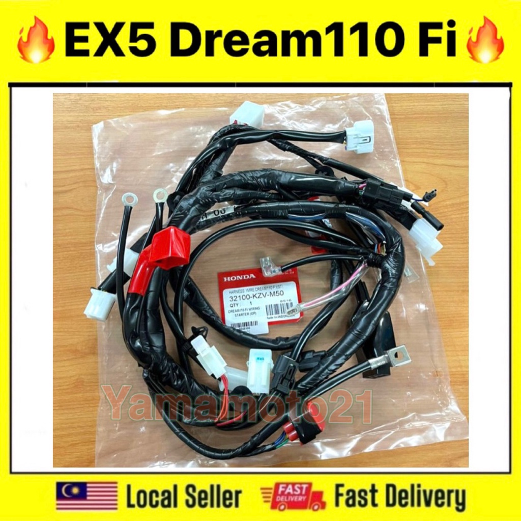 HONDA EX5 / DREAM WIRING ( KICK / STARTER ) // EX5 HP LAMA EX5