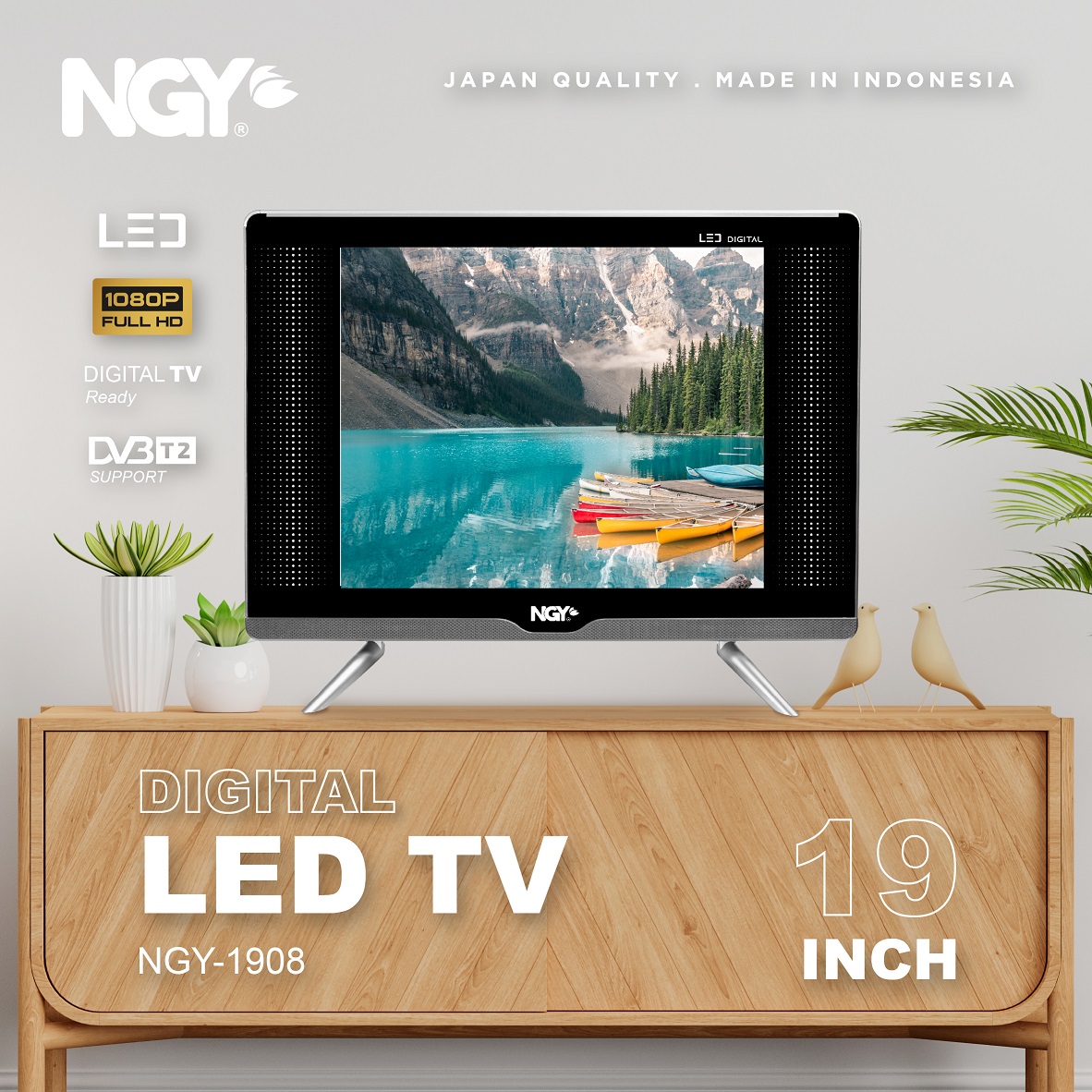Jual Gazela TV LED 22 inci LED TV Analog & Digital HD Ready