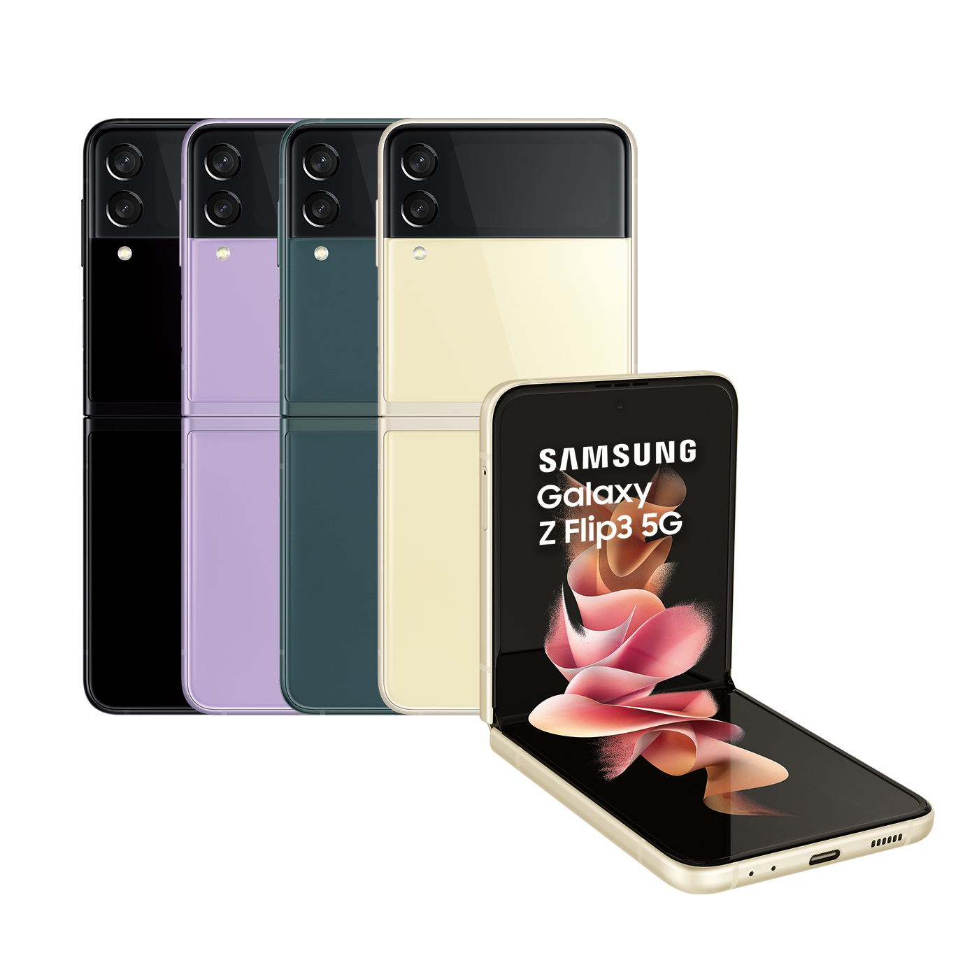 ジャンク】Galaxy Z Flip3 5G 256GB ラベンダー - スマートフォン本体
