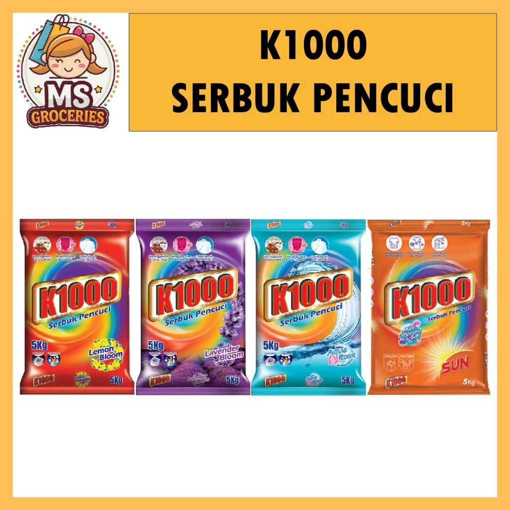 K1000 Detergent Powder 5kg Price & Promotion-Okt 2026 | BigGo Malaysia