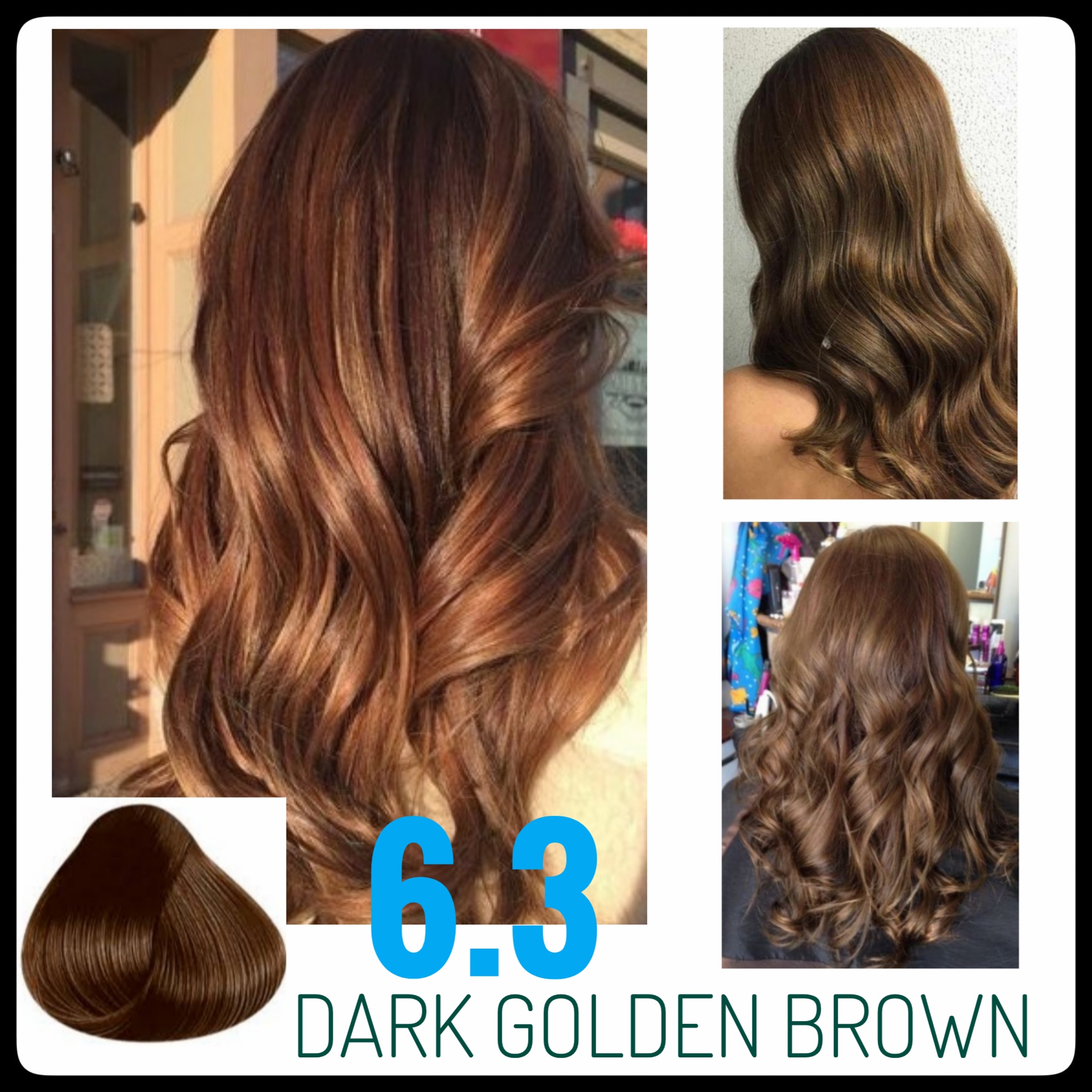 dark golden brown hair dye