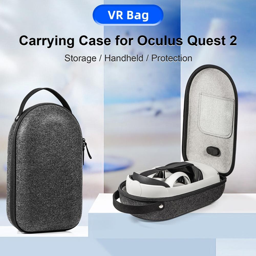 AUBIKA Storage Bag for Oculus Quest 2 VR Headset Hard EVA Travel Portable  Convenient Carrying Case Controllers Accessories - AliExpress