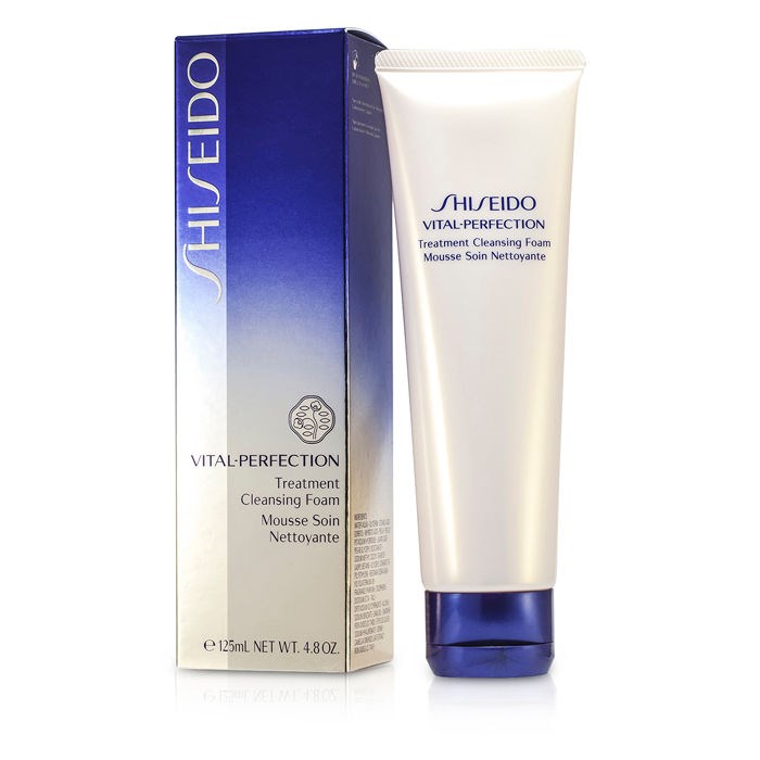 Shiseido | vital perfection treatment cleansing foam โฟมล้างหน้าฟองครีมเข้มข้น