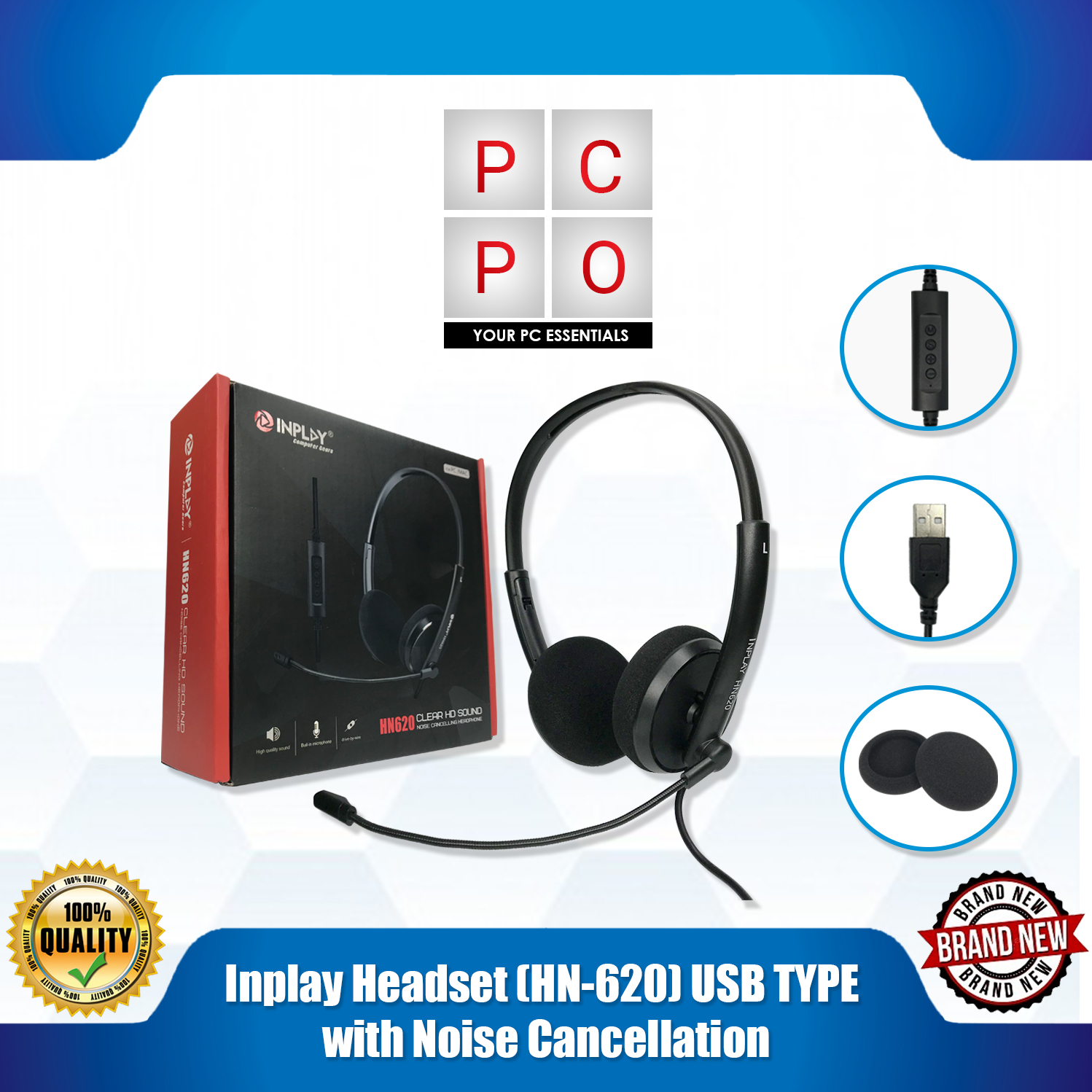 Inplay discount headset hn620