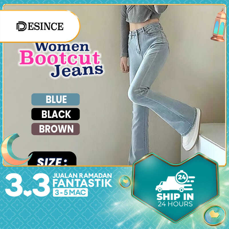 Jeans Bootcut Women Black Price & Promotion-Feb 2024