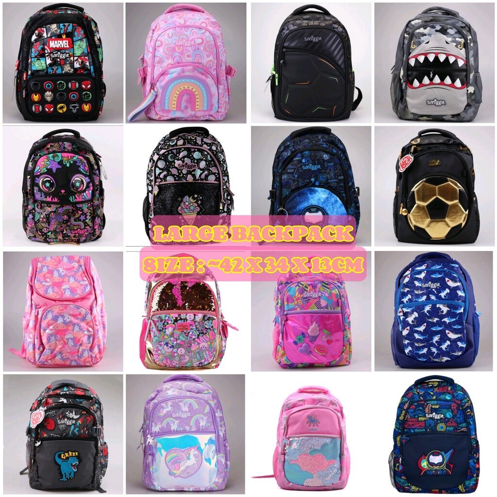Smiggle Backpack School Bag Rucksack, Stylin Talk, Frozen 2 Elsa, Peppy  Classic | eBay