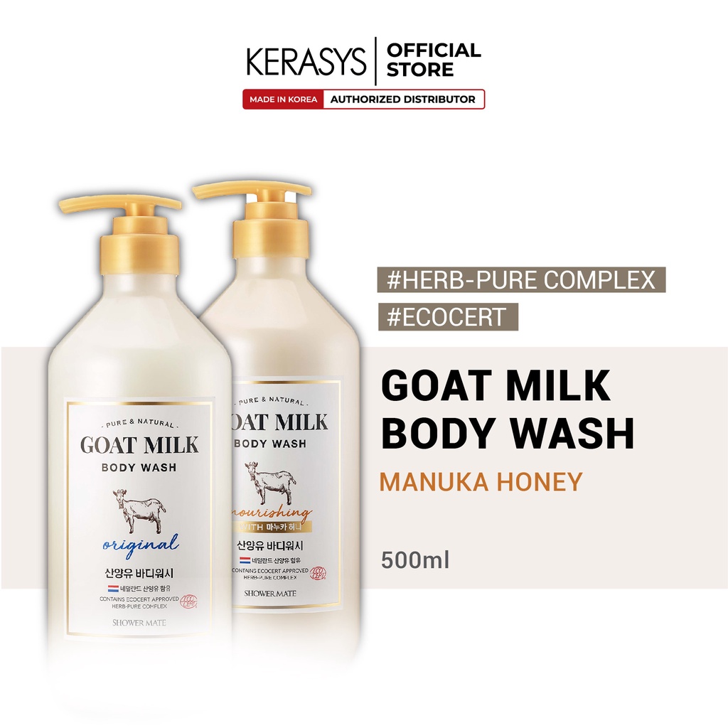 SHOWERMATE Premium Goat Milk Original Body Wash 800ml