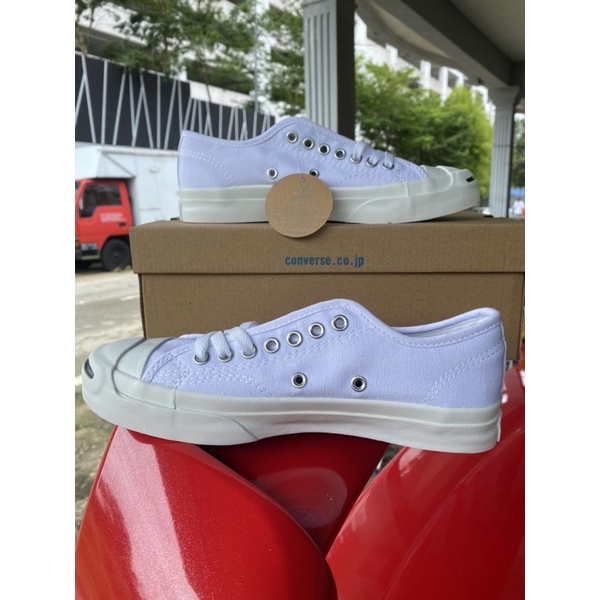 converse jack purcell basque border white