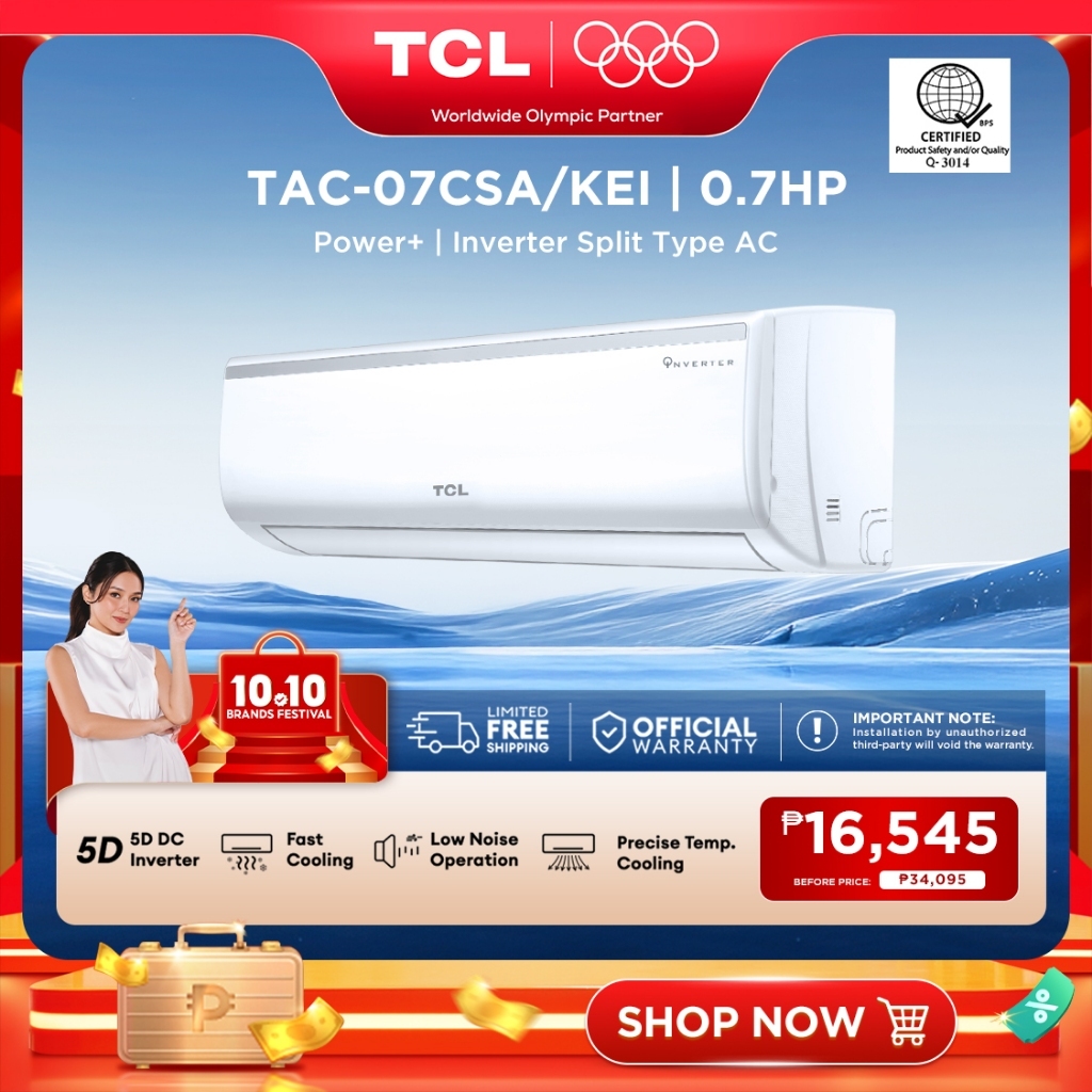 tcl inverter aircon split type Price & Voucher Oct 2026 | BigGo Philippines