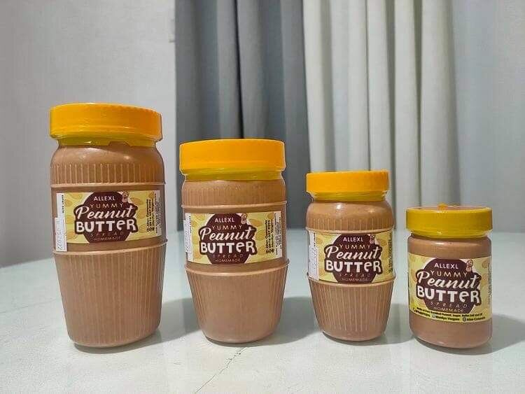 Clear Airtight Peanut Butter Snack Round Plastic Jars With Lids 38oz 1120ml  1000g