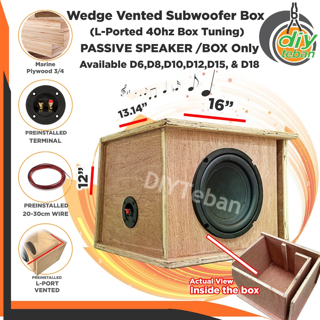 L ported sale speaker box