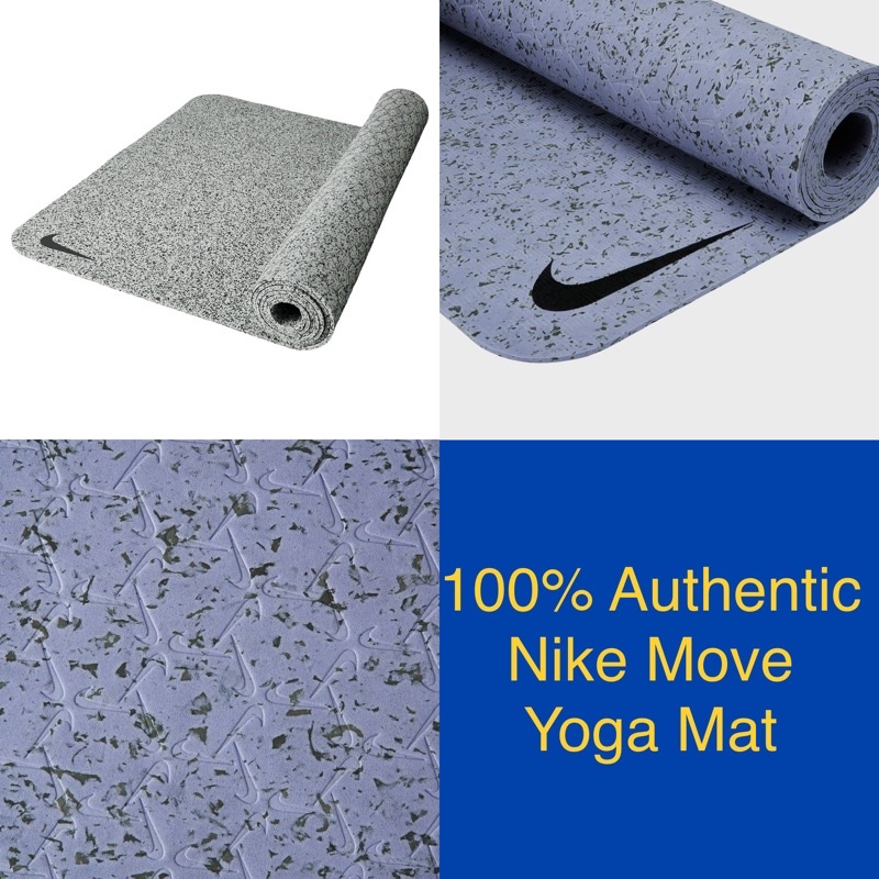 Nike Yoga Mat Storage Bag Strap Drawstring Mesh Black 70x28cm