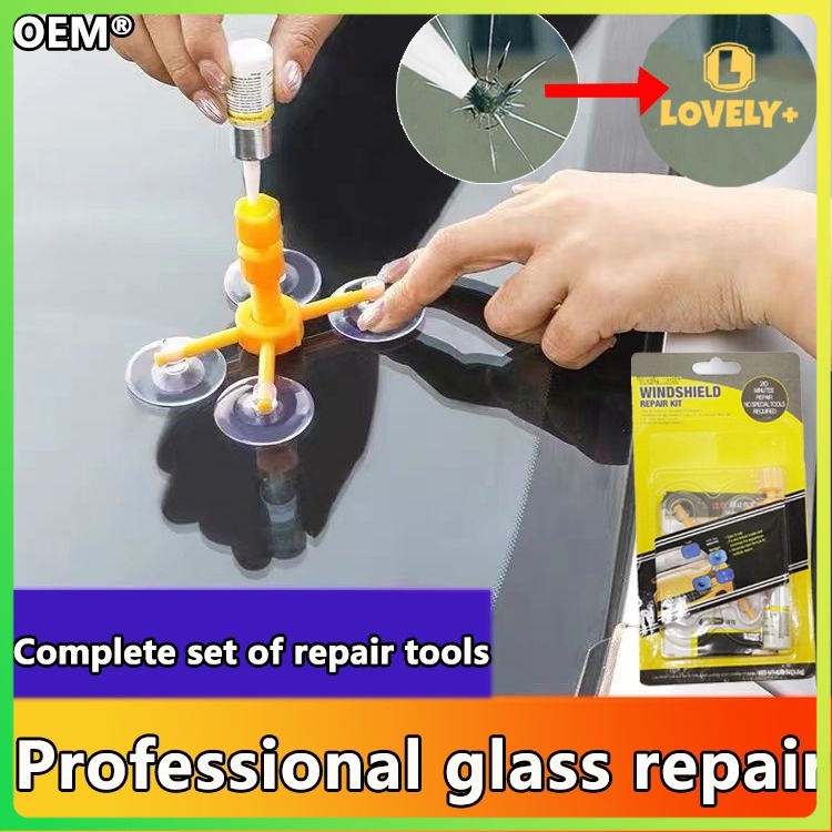 Car Windshield Repair Kit Auto Window Glass Scratch Repair Fluid