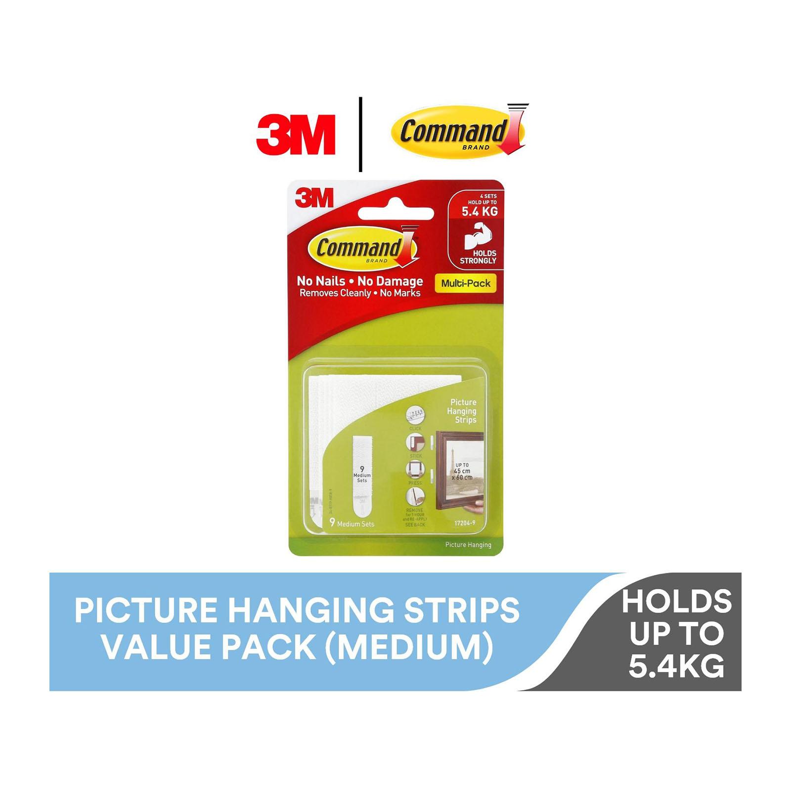 3M Command Picture Hanging Strips – L (17206VP)