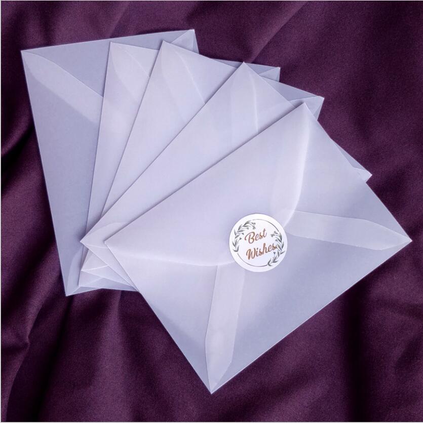 Translucent Paper Invitation Cover (Perfect for wedding, birthday and other  special celebrations.)