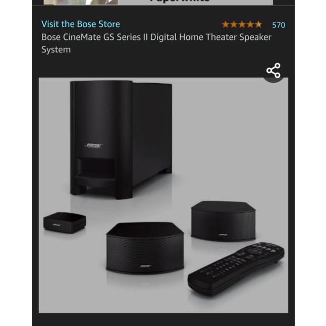 Bose Cinemate Gs 2 Price Voucher Dec 2023 BigGo Philippines