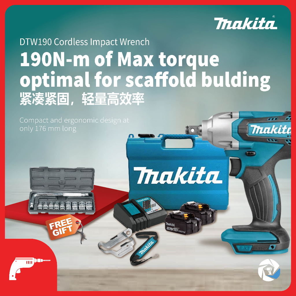 Makita best sale dtw190 price