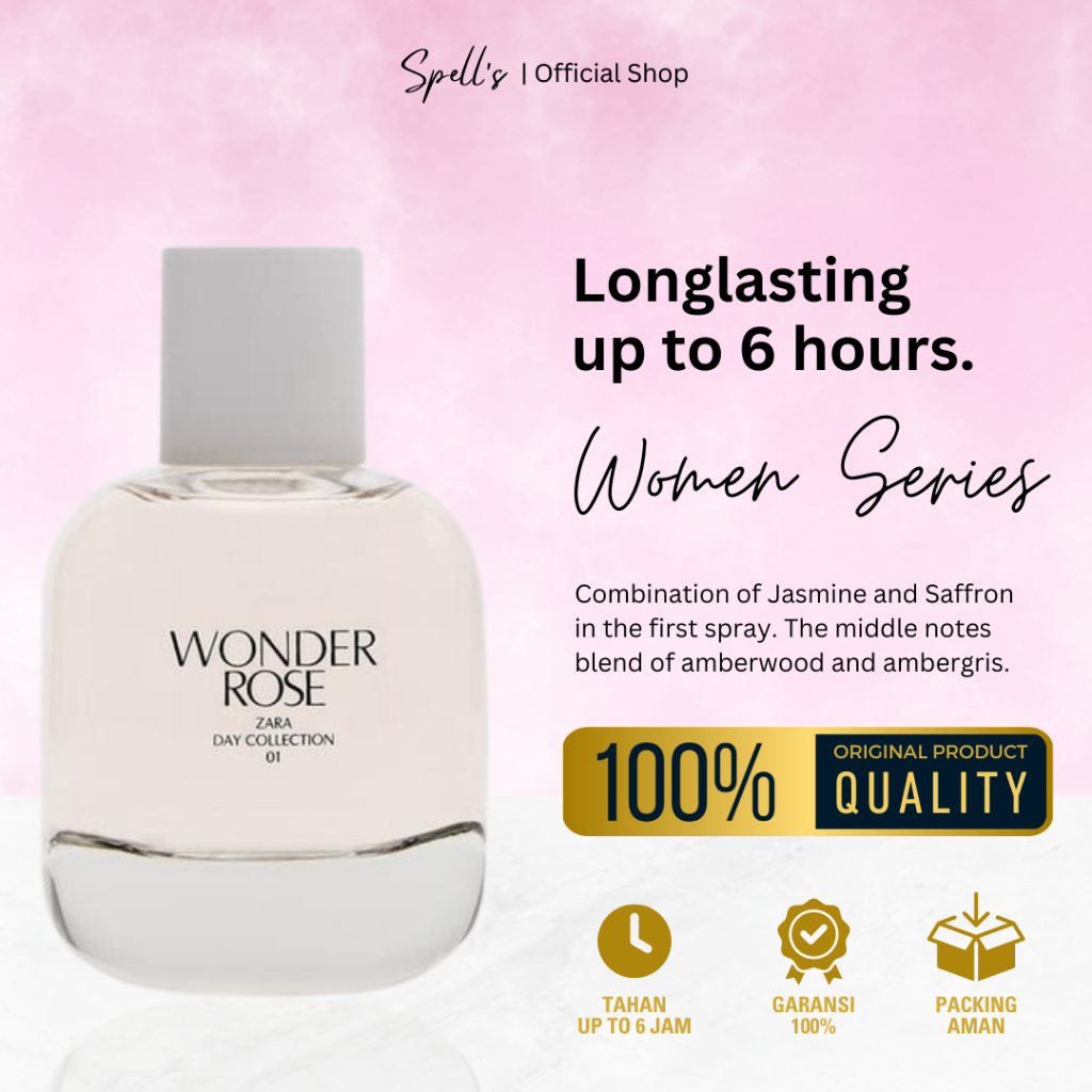 Harga zara parfum original wonder rose Terbaru Okt 2025 BigGo