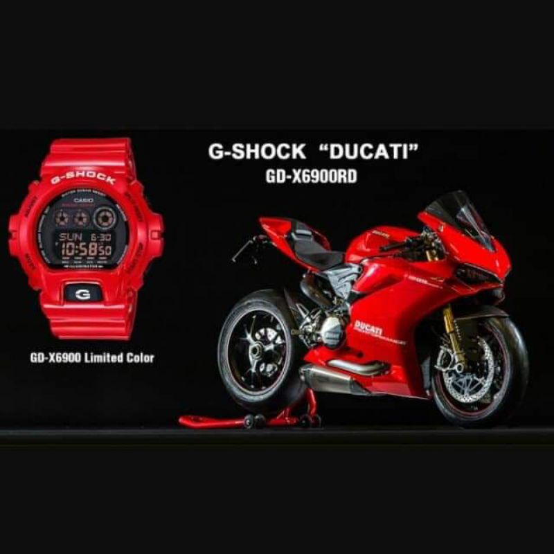 G shock best sale ducati red