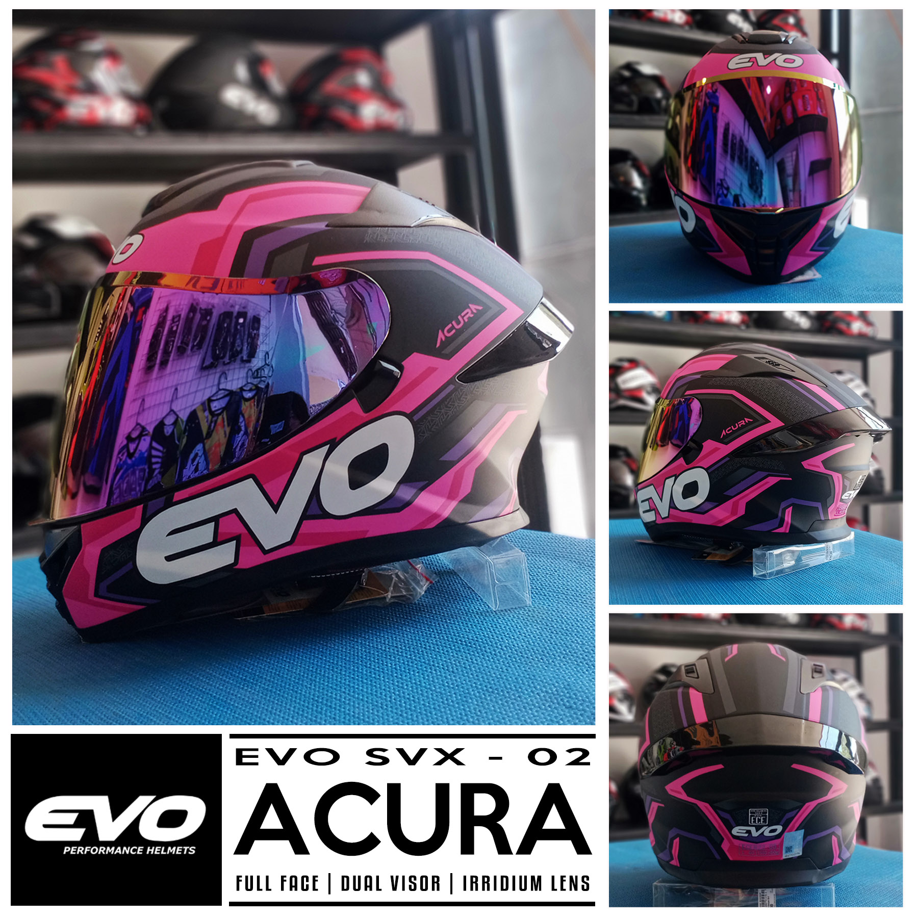 Evo helmet hot sale full face