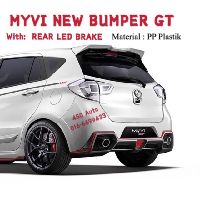 Myvi deals rear bumper