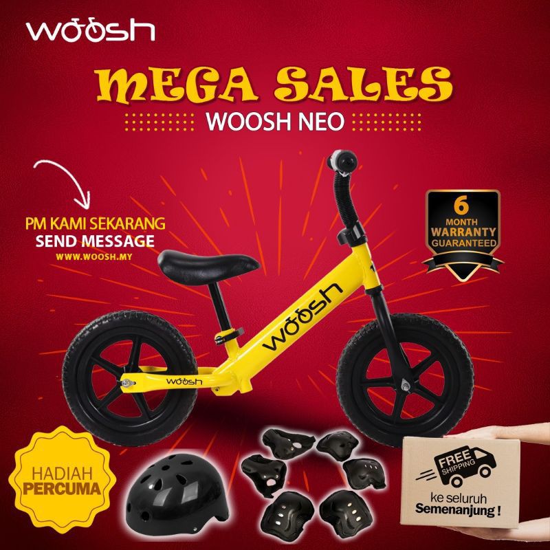 Woosh push store bike