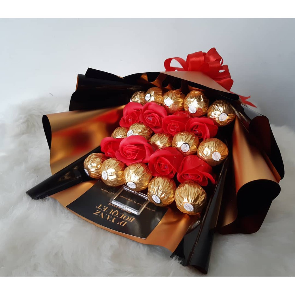 bouquet coklat, bouquet coklat cadbury almond , bouquet duit rm20