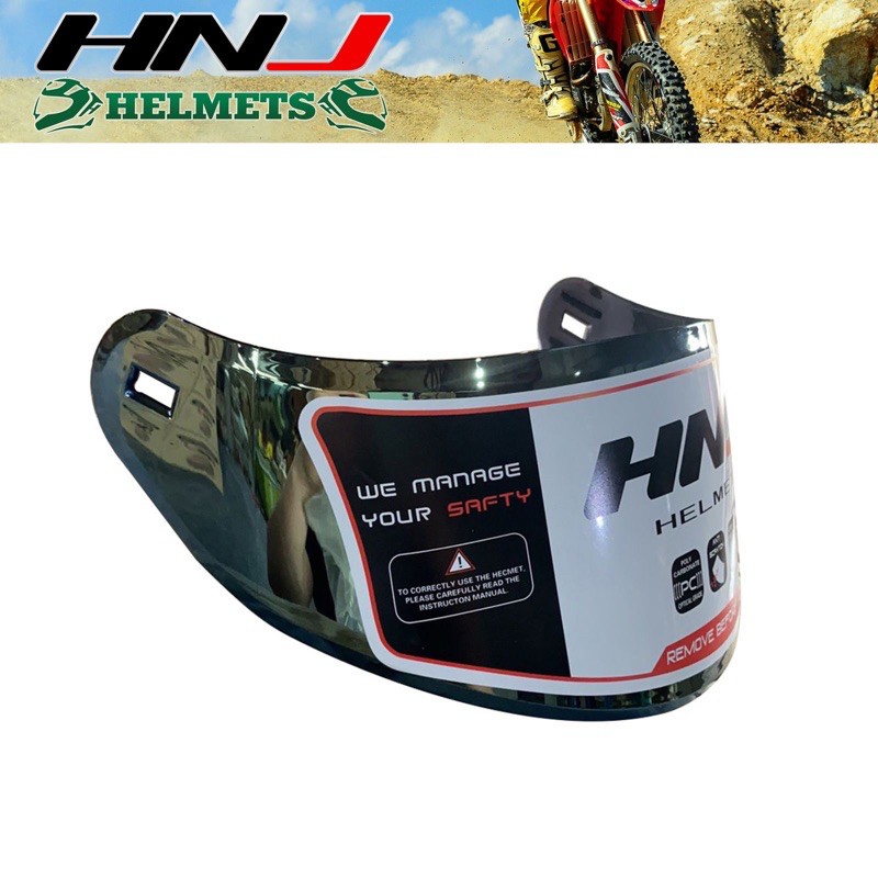 Hnj helmet deals visor lock