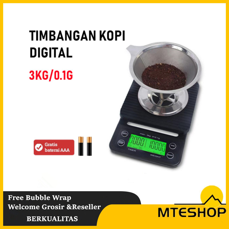 Jual K70 Timbangan Digital Kopi Coffee Scale Timer 3kg 0.1 pour