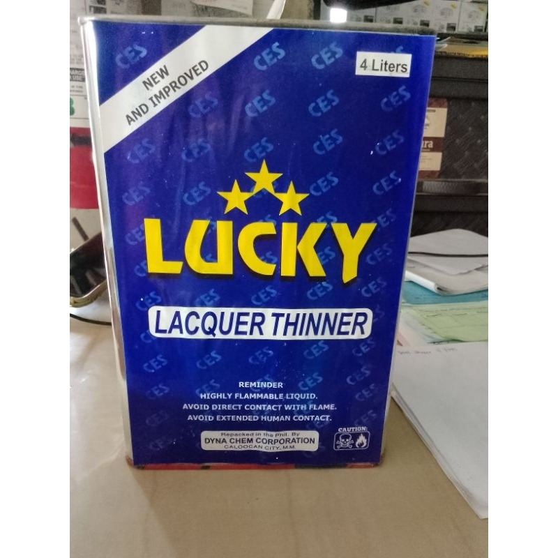 LUCKY LACQUER THINNER ( 1 GALLON