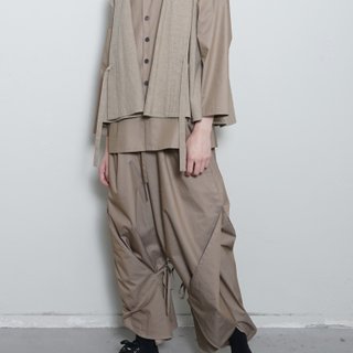 River Island Plus cargo parachute pants in khaki