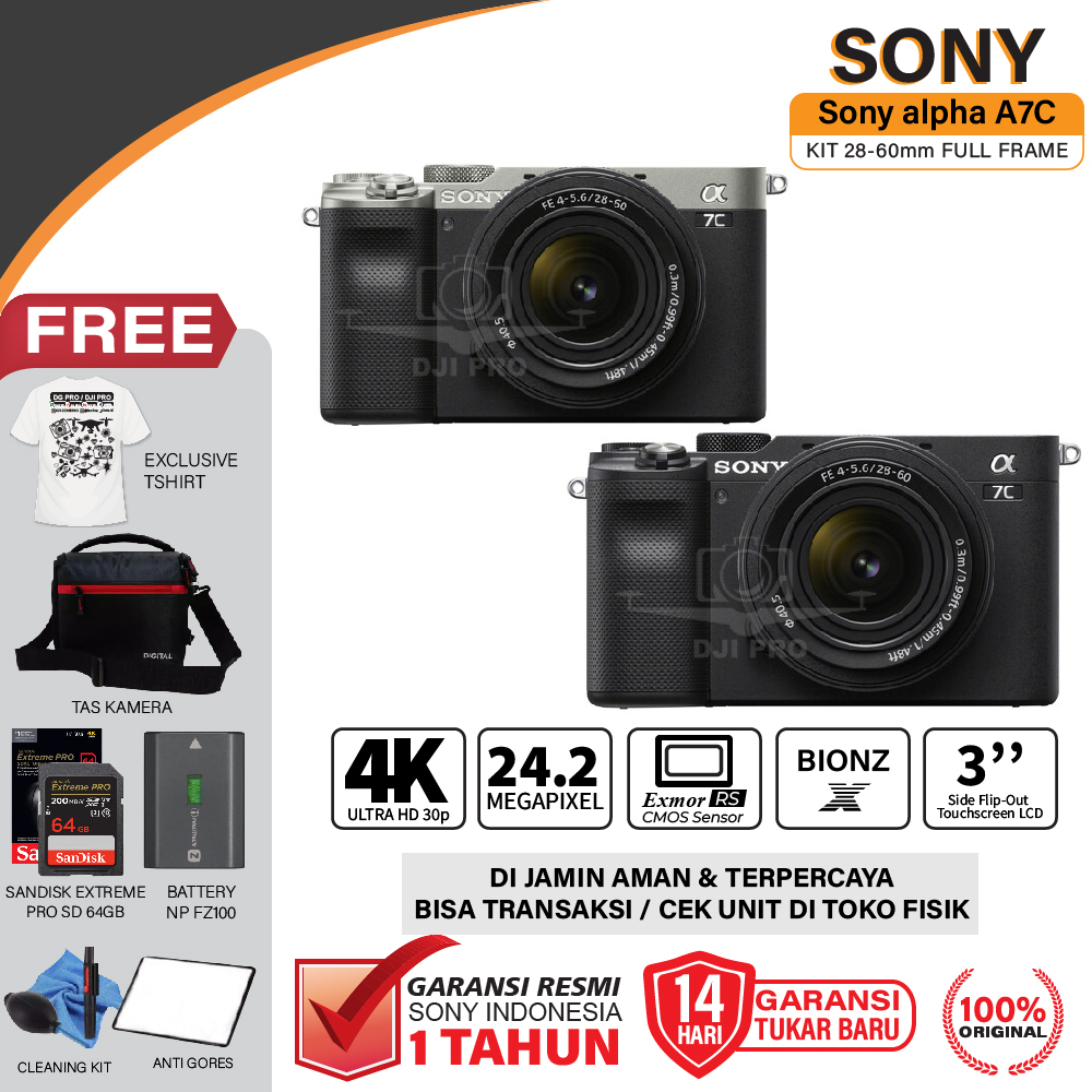 Sony A7cii Sony A7c Harga Sony A7C II Body Only Mirrorless Camera