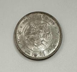 笠　明治29年　1圓銀貨 大日本明治二十九年明治29年一圓壹圓1元左打銀銀幣銀元銀圓日本