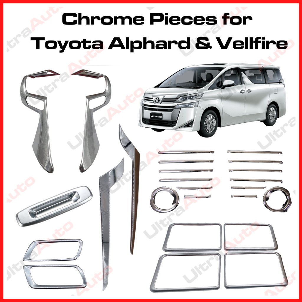 Toyota Vellfire Accessories Chrome Price Promotion Feb 2024
