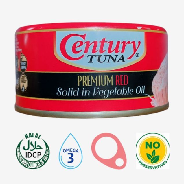 Century Tuna Premium Yellowfin Chunks in Olive Oil - Century Tuna  Philippines