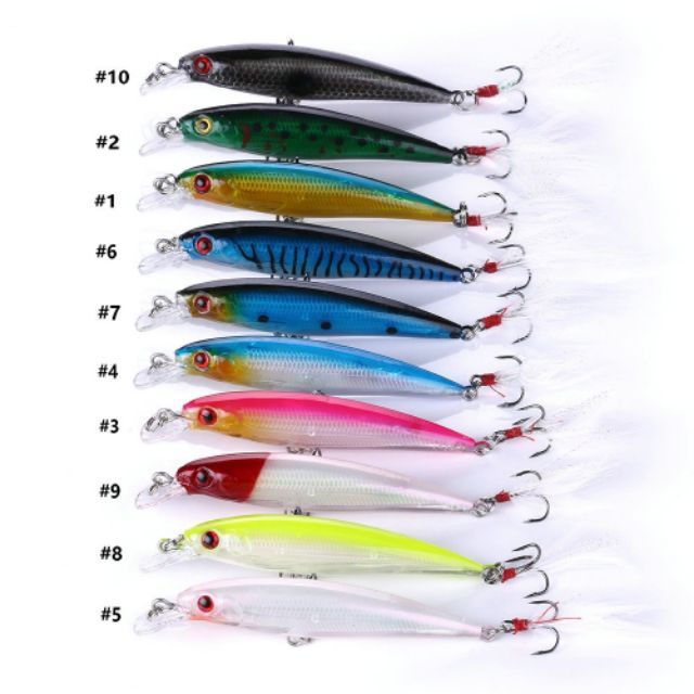 Yozuri Crystal Minnow (F) 90mm 7.5g Floating Fishing Lure Killer