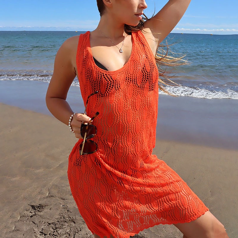 Beach-Sarong-Pareo for Womens Chiffon Semi-Sheer Swimsuit