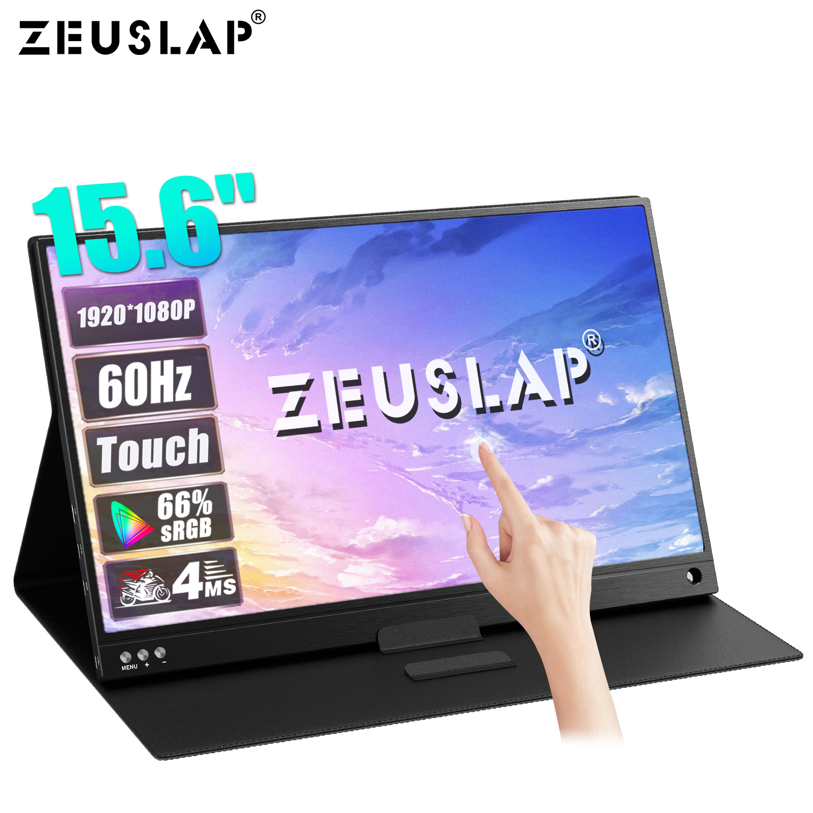 ZEUSLAP 16 2.5K 144hz Portable Monitor 2560*1600 16:10 100%sRGB