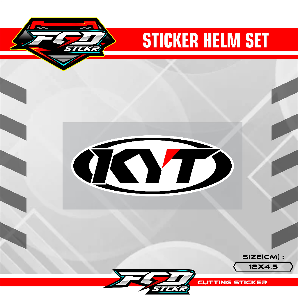 Kyt helmet best sale with sticker