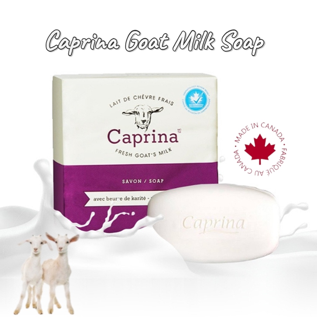 Caprina by Canus Fresh Goat's Milk Soap, Original, 3 bars 3.2 Ounces each