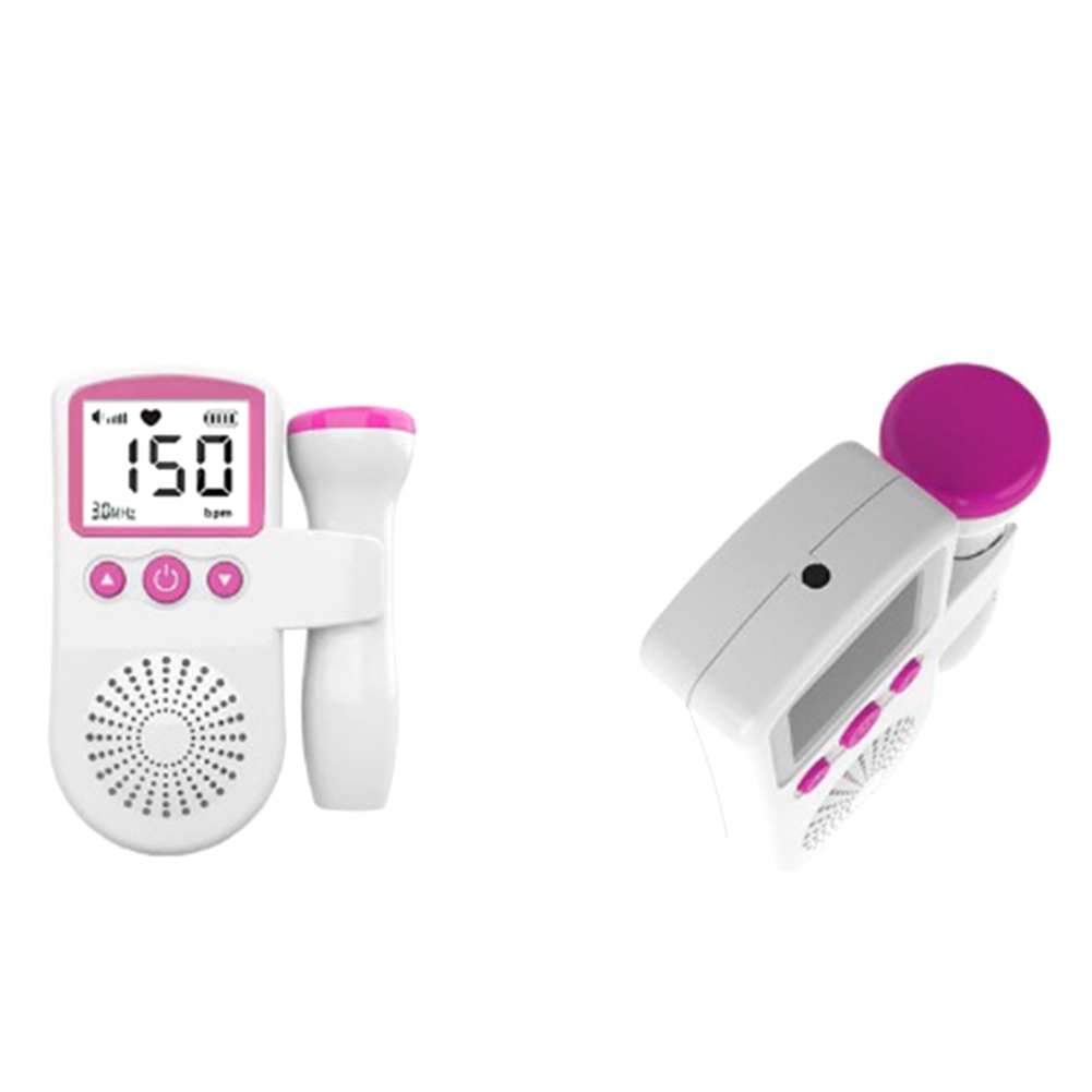 Fetal Doppler meter Baby Heart Beat Rate Monitor FHR LCD Probe